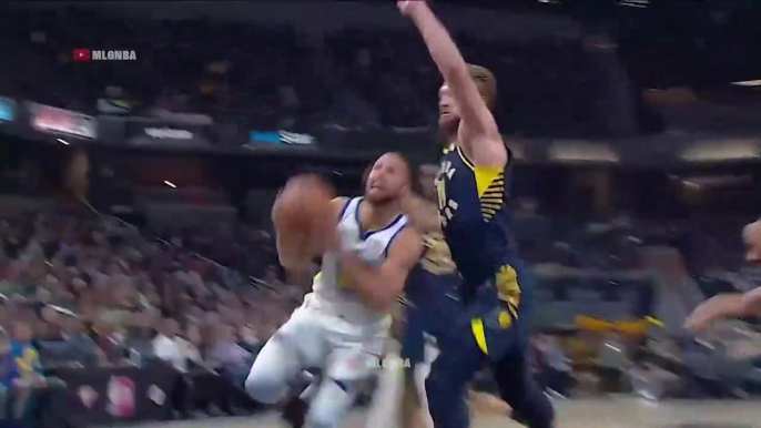 Stephen Curry just annihilated Sabonis on that mismatch