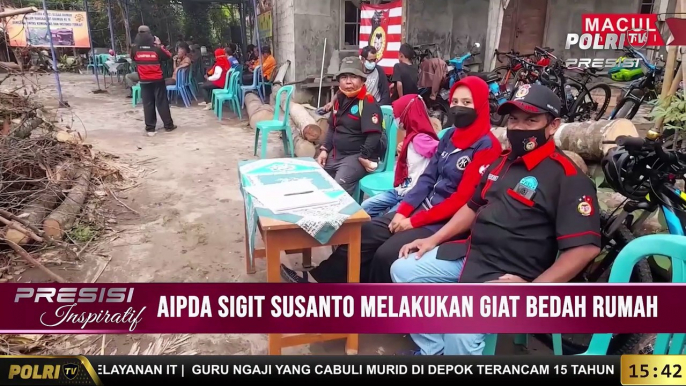 PRESISI Inspiratif : Aipda Sigit Susanto Giat Bedah Rumah & Bersinergi dengan Relawan (2/3)