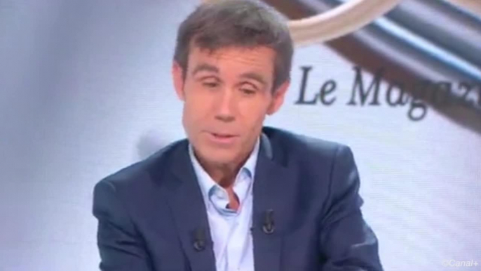 GALA VIDEO - David Puja­das explique pourquoi il a pris la main de Léa Salamé face à Marine Le Pen