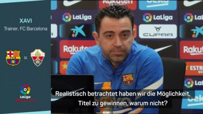 Xavi trotz Rückstand: "Können Titel gewinnen"