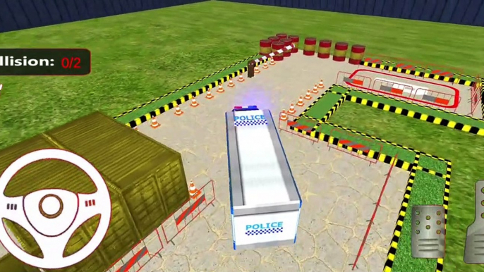 Police Bus Prison Parking_ Police Truck Parking _ Android Gameplay