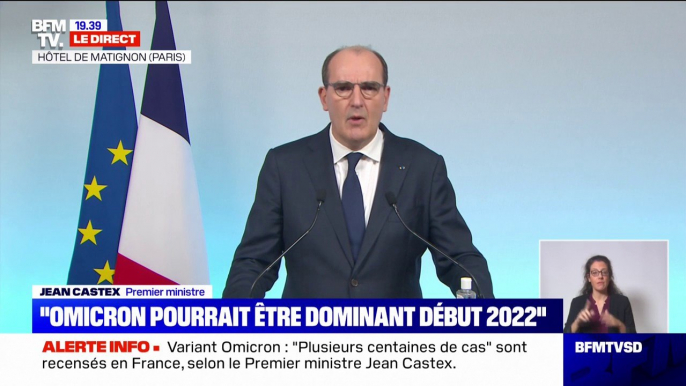 Jean Castex sur le nouvel an: "Les préfets interdiront les regroupements sauvages, la consommation d'alcool sur la voie publique et inviteront les municipalités à renoncer aux feux d'artifice"