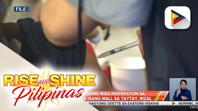 'Walk in for all' policy, ipinatutupad ng Taytay LGU sa kanilang vaccination sites