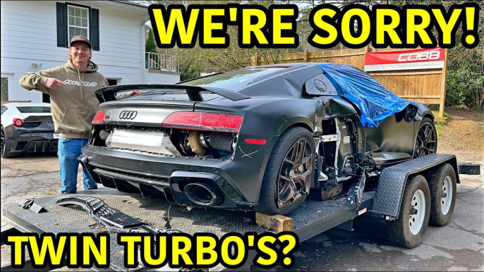 Rebuilding A Wrecked 2020 Audi R8!!! Our FASTEST And Most POWERFUL Build Ever!!!