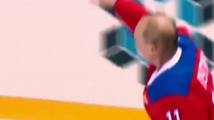 putin embarrassing moment during ice hockey