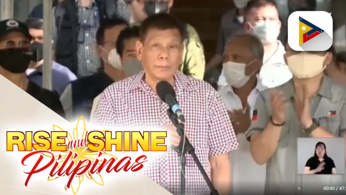 Pres. Duterte, bumisita sa Siargao Island; gov’t agencies, puspusan ang paghahatid ng tulong