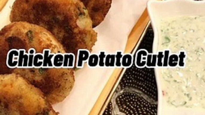 Chicken Potato Cutlets Easy&Quick Recipe by Jamila #shorts #easyrecipe #chickencutlet #ytshorts