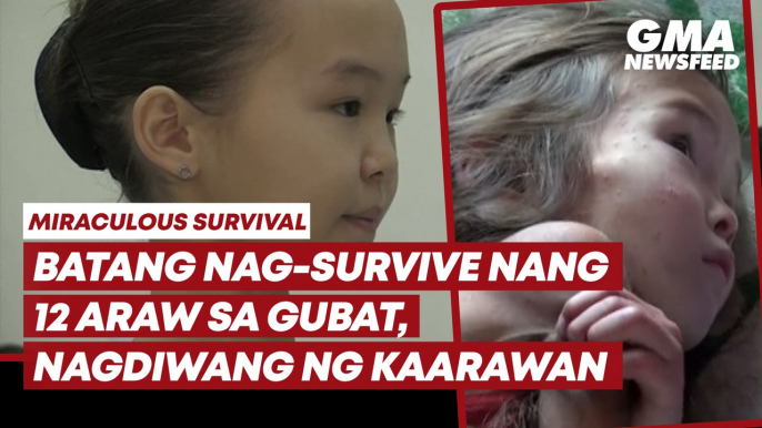 Batang nag-survive nang 12 araw sa gubat, nagdiwang ng kaarawan | GMA News Feed