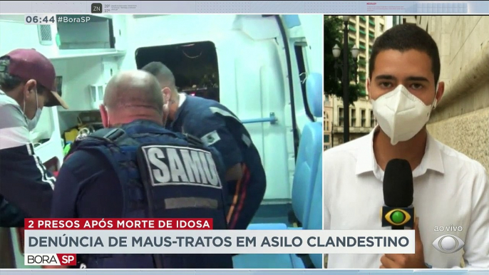 Um asilo clandestino foi fechado na grande São Paulo, após a morte de uma idosa. Duas pessoas foram presas por denúncia de maus-tratos.