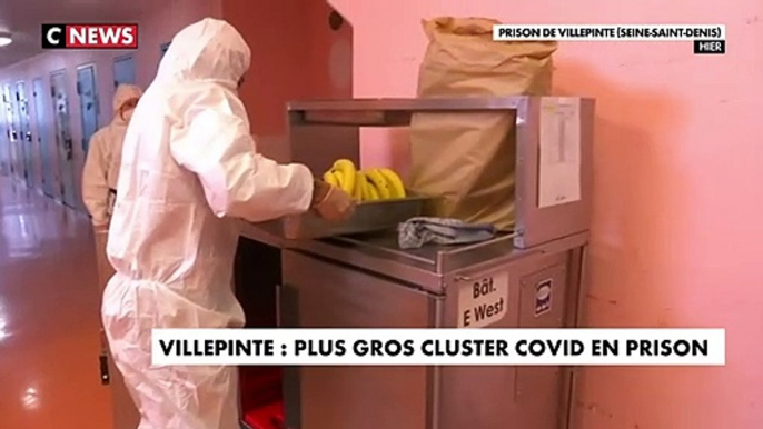 Coronavirus : La maison d’arrêt de Villepinte compte 179 cas positifs au Covid-19 sur près d'un millier de détenus - C'est le plus gros cluster détecté jusque-là dans une prison - VIDEO