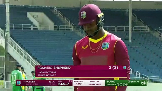 West Indies vs Ireland 1st ODI Full Highlights 2022 WI vs IRE 1st ODI Highlights 2022