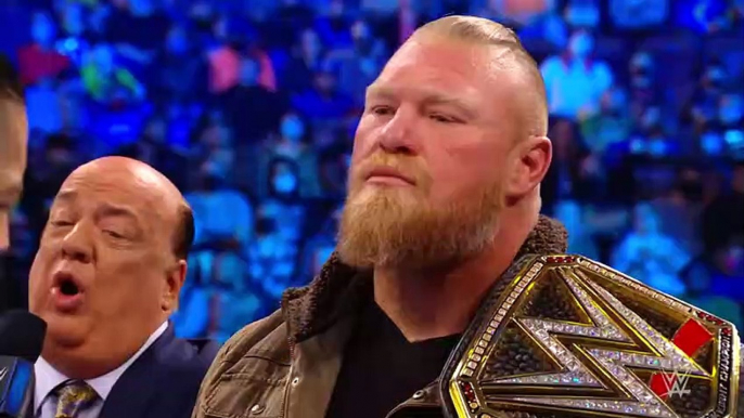 Brock Lesnar comes face-to-face with Roman Reigns - SmackDown, Jan. 7, 2022