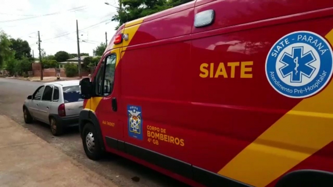 Idosa é socorrida após cair em residência no Bairro Interlagos