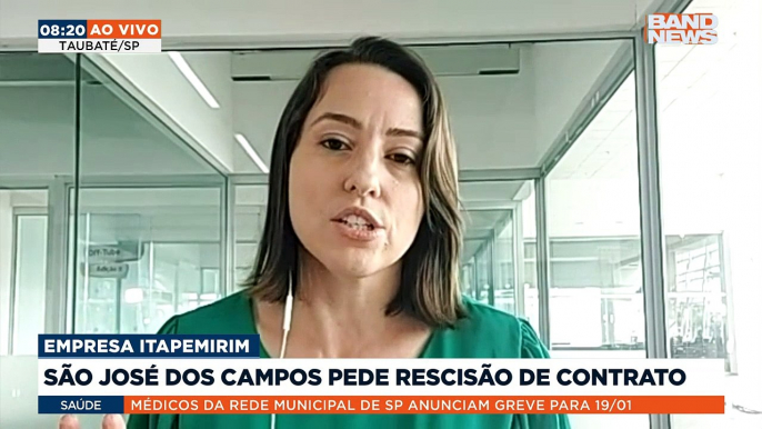 A Prefeitura de São José dos Campos pediu a rescisão de contrato com empresa Itapemirim. Mais informações com a Juliana Server.Saiba mais em youtube.com.br/bandjornalismo#BandNews #Itapemirim #viagens