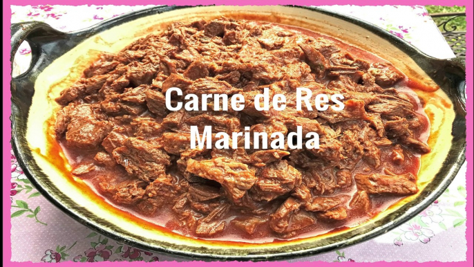 La mejor Carne de Res Marinada Para tus Tamales facil de hacer  con grandes satisfacciones, la puedes usar tambien para tus tacos y tortas o cualquier antojito mexicano.