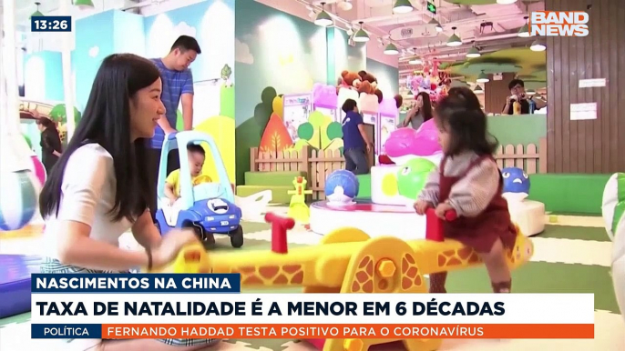 A China registrou em 2021 a menor taxa de natalidade em 6 décadas, mesmo com os incentivos do governo. No ano passado, o número de nascimentos quase foi ultrapassado pelo índice de mortes.Saiba mais em youtube.com.br/bandjornalismo