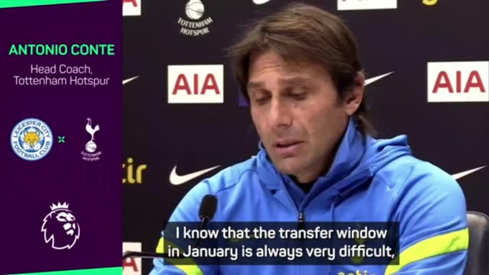 Conte admits Spurs 'need to do something' in January market