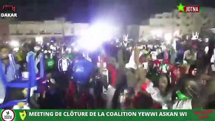 Meeting de clôture de la coalition Yewwi Askan Wi à Dakar: le message de Ousmane Sonko