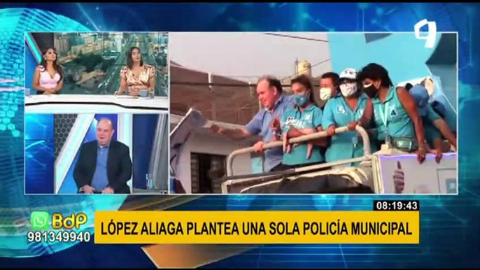 López Aliaga sobre candidatura a la Alcaldía de Lima: "Mi intención es el frente democrático y que se vaya el comunismo"