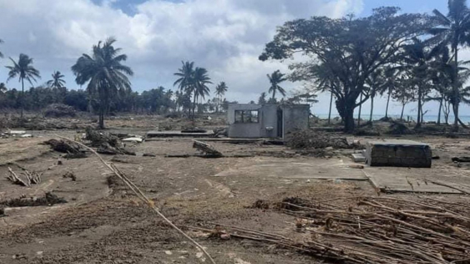 Las primeras imágenes de Tonga desde la erupción del volcán