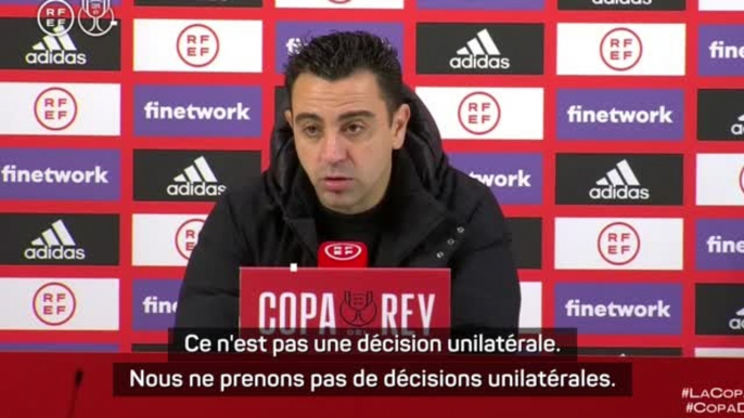 Barcelone - Xavi sur l'absence de Dembélé : "Je ne pense pas que cela nous ait affectés"