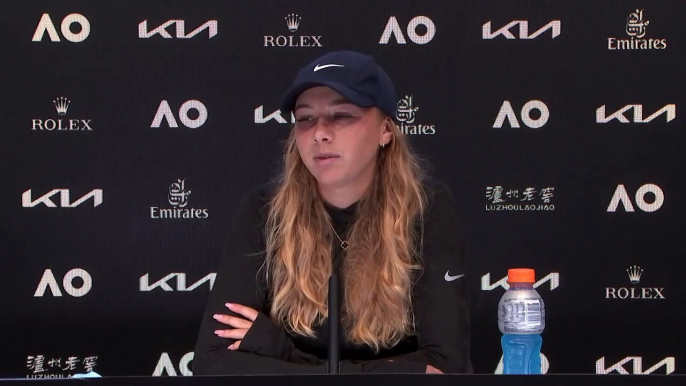 Open d'Australie 2022 - Amanda Anisimova : " last year was a huge struggle for me. Honestly, I didn't think that I would , I mean, it's not that I didn't think, but I really wanted to be having these moments again"