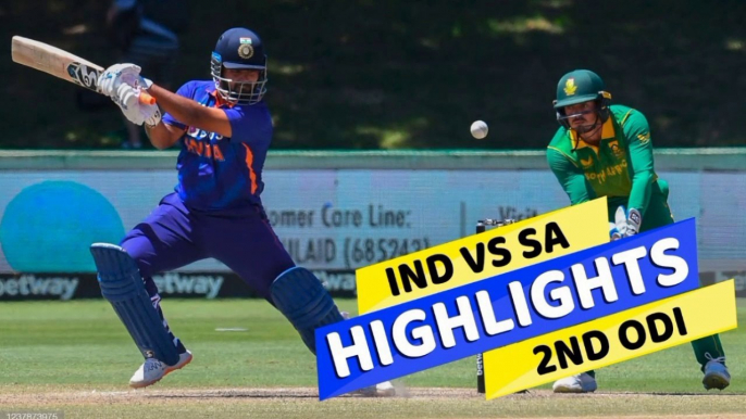 India Vs South Africa 2nd ODI Match Full Match Highlights • IND VS SA 2ND ODI HIGHLIGHTS