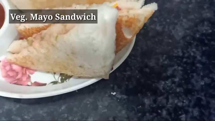 वेज मैयो सेन्डविच/Veg. Mayo Sandwich Recipe/वेजिटेबल मैयोनीज सेन्डविच बनाने का तरीका/How to make vegetable mayonnaise sandwich