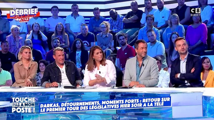 Extrait de l'émission Touche pas à mon poste (TPMP) dans lequel Cyril Hanouna critique Anne-Sophie Lapix