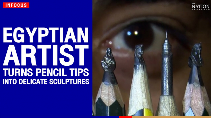 Egyptian artist turns pencil tips into delicate sculptures | The Nation