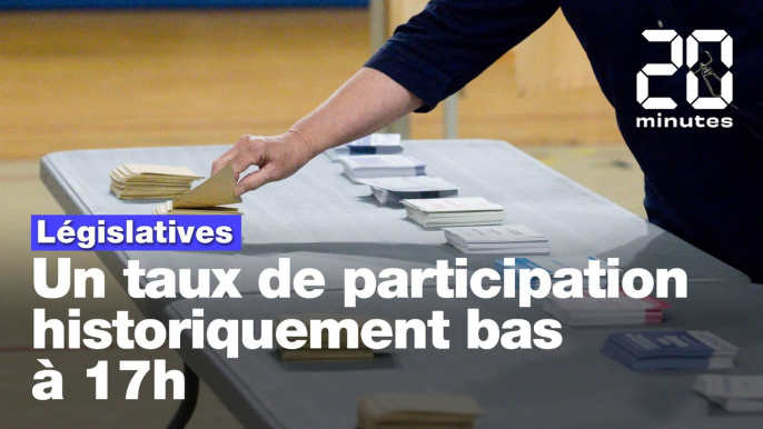 Législatives 2022 : Un taux de participation historiquement bas pour un premier tour