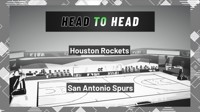 Houston Rockets At San Antonio Spurs: Spread