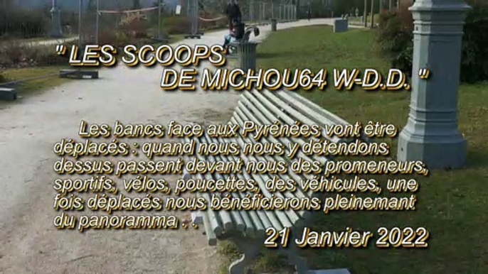 LES SCOOPS DE MICHOU64 W-D.D. - 21 JANVIER 2022 - PAU - DES TRAVAUX VONT DÉBUTER AU PARC BEAUMONT ALLÉE JACKY BERT