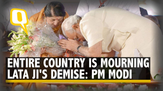 'Rare Blessing to Humanity': PM Narendra Modi Pays Tribute to Lata Mangeshkar