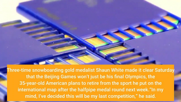 Shaun White says Beijing Olympics will be final competition