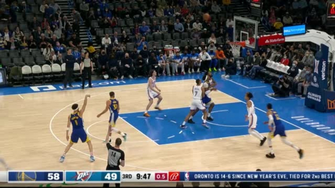 Thompson and Warriors strike to down Thunder