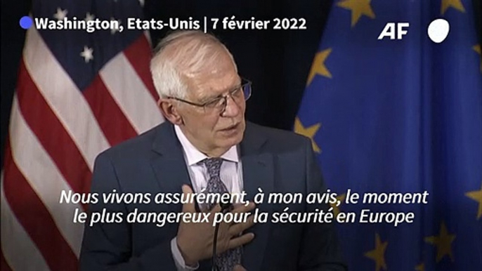 Sécurité: l'Europe vit le "moment le plus dangereux" depuis la fin de la Guerre froide (Borrell)