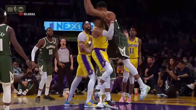 Westbrook Realized It Was Giannis He Backed Down Real Quick Wanted None Of That