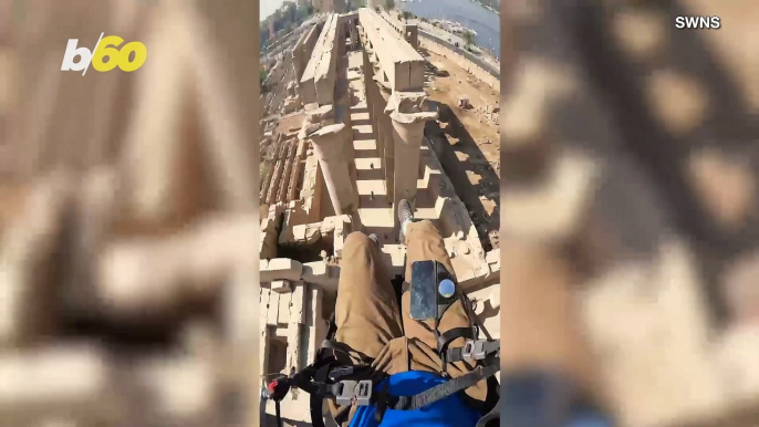 Birdseye Egypt! Paramotor Shows Sky-high Footage of Egyptian Pyramids and Sphinxes!