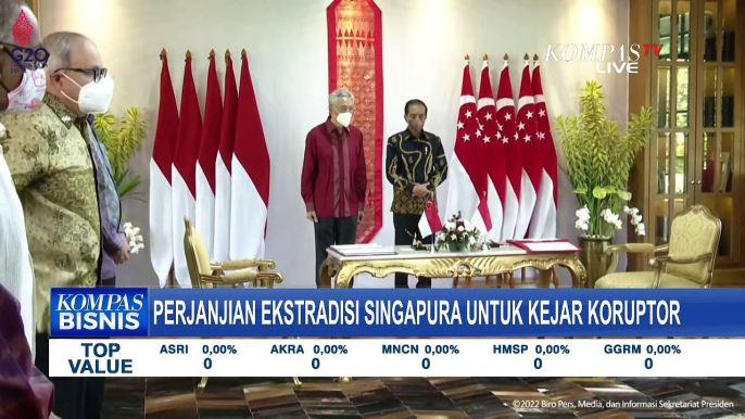 Kejar Koruptor! Presiden RI Jokowi & PM Singapura Lee Hsien Loong Tanda Tangan Perjanjian Ekstradisi