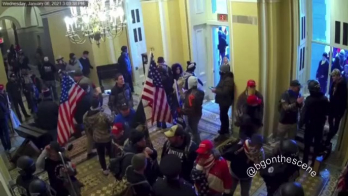 New January 6th Video of Protesters Chatting with Police, Entering through Open Door at Capitol