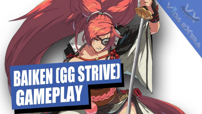 GUILTY GEAR -STRIVE-  15 minutazos de espadazos y explosiones en el Arcade con BAIKEN