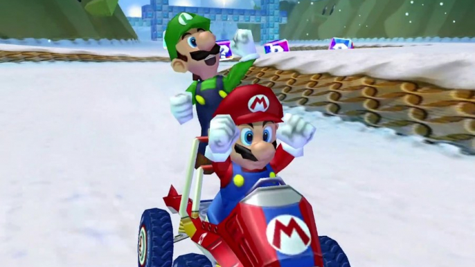 GameCube Gameplay - Mario Kart Double Dash - 50cc Star Cup Grand Prix - Mario and Luigi