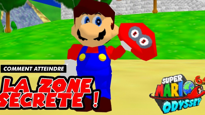 Super Mario Odyssey : zone secrète, comment se rendre dans la pièce hommage à Mario 64