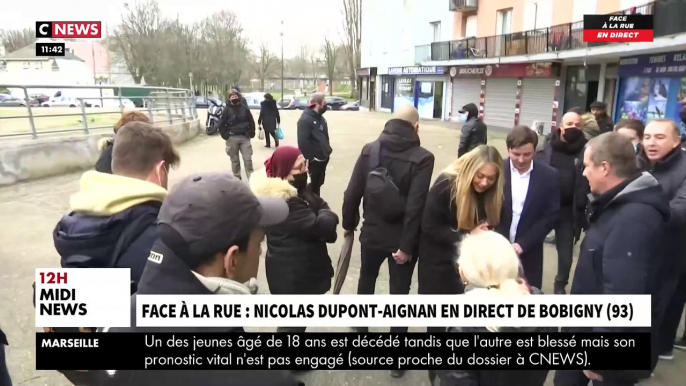 Face à la rue - Echange tendu ce matin entre Nicolas Dupont-Aignan et Rose Ameziane, présidente de Mouvterritoires, sur les banlieues: "Vous ne dites pas clairement que vous aimez leurs habitants"