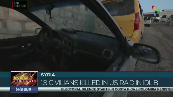 Syria: US military kills 13 civilians in Idlib raid