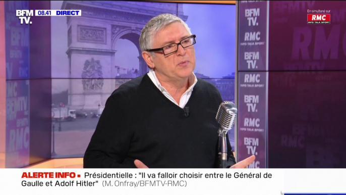 Michel Onfray: "Elle est là la guerre civile (..) avec une espèce de violence généralisée, avec une impunité pour un certain nombre de gens qui sont violents"