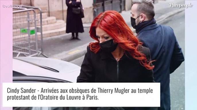 Obsèques de Thierry Mugler : Cindy Sander accablée par le deuil, mais flamboyante, en son honneur