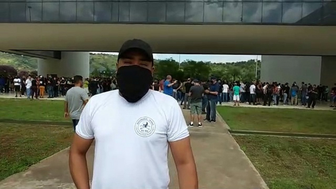 Protesto de agentes de segurança pública de Minas