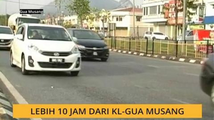 Lebih 10 jam dari  Kuala Lumpur ke Gua Musang